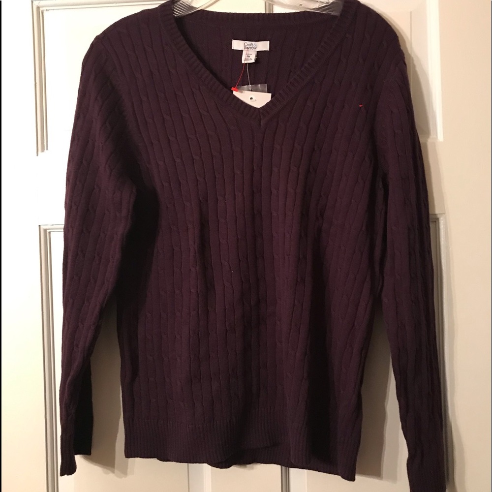 Croft & Barrow Ladies sweater petite medium
